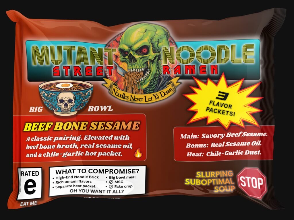 Mutant Noodle Beef Bone Sesame